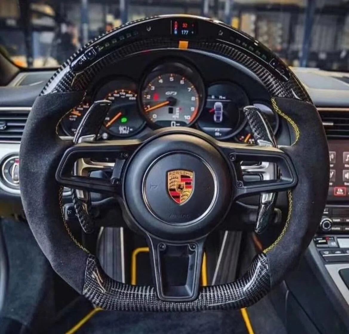 Porsche - Carbon Fiber Steering Wheel (Custom)