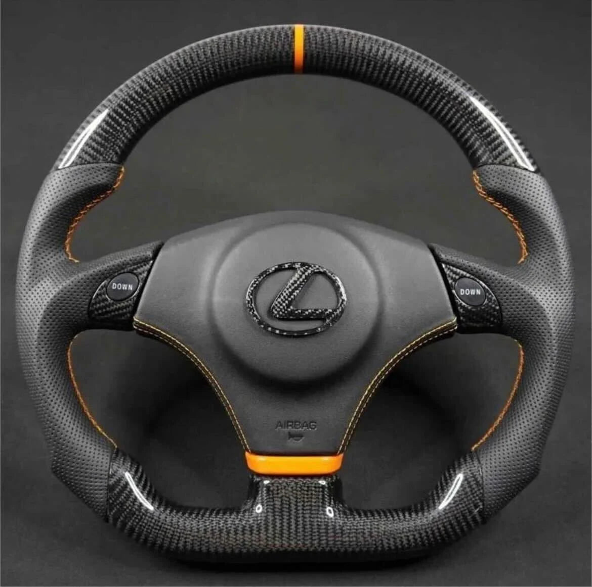 Lexus - Carbon Fiber Steering Wheel (Custom)